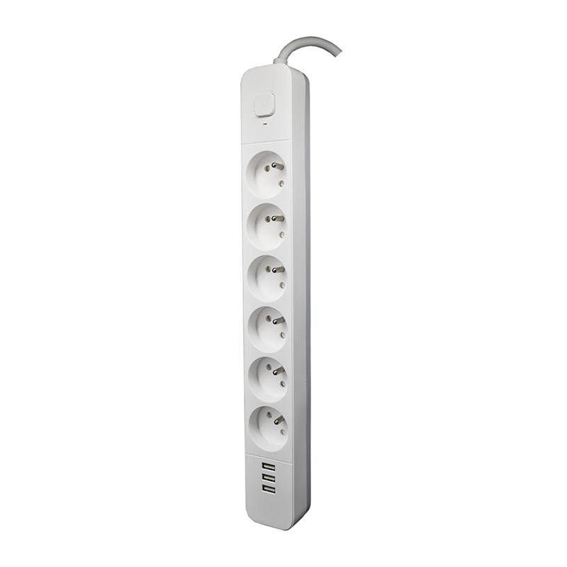 Multiprise Quarx 6 Prises + 3xusb Bon état -  reconditionné disponible sur Electro Depot